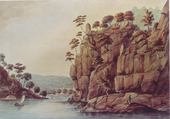 The Gorge 1808: Still a recognisable Aboriginal Landscape.